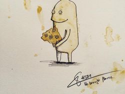 Dari Tumpahan Kopi, Seniman Ciptakan Seni Menawan