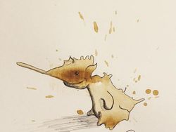 Dari Tumpahan Kopi, Seniman Ciptakan Seni Menawan