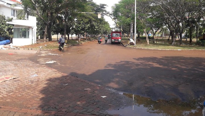 Banjir Rob di Komplek Pantai Mutiara Surut Setelah 2 Hari (Foto: Ilman/detikcom)