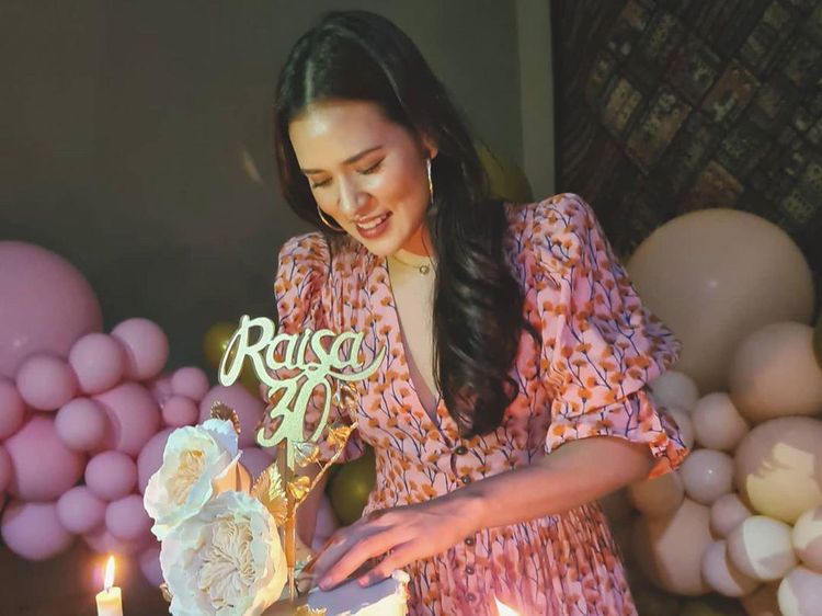 Raisa Rayakan Ultah #dirumahaja, Intip Dekorasi Cantik Pestanya