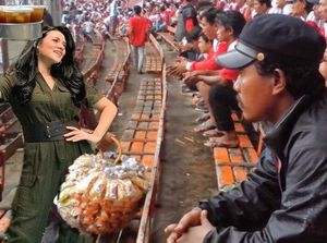 10 Editan Kocak Foto Raisa Saat di GBK Ini Bikin Ngakak