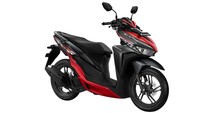 New Honda Vario 150 kini hadir dengan pilihan warna dan stripe baru untuk varian sporty yaitu Sporty White Red dan Sporty Black Red. Foto: Dok. AHM