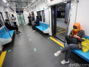Penumpang MRT Turun Imbas PSBB Jakarta, Begini Datanya
