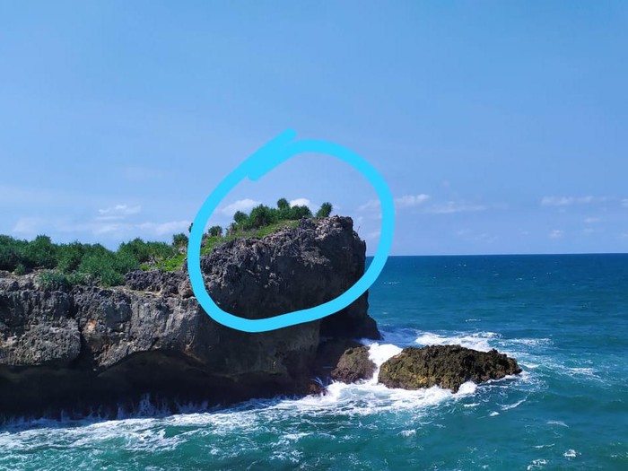 Nelayan pencari lobster hilang diduga jatuh dari tebing, Gunungkidul, Senin (8/6/2020).