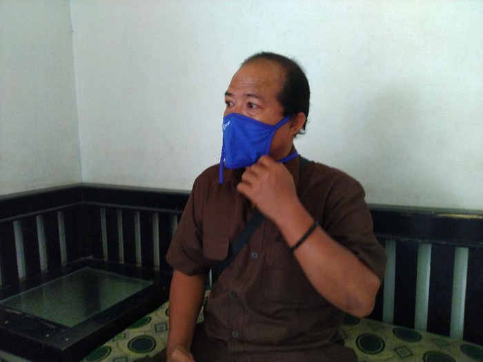 Pengurus Pasar Cileungsi Bogor, Ujang Rusmandi