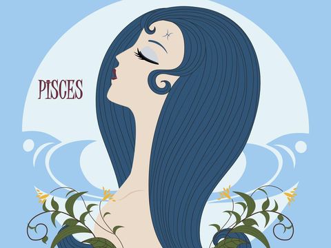 Zodiac girl Pisces