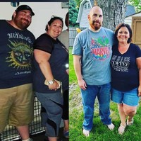 Saat ini pasangan tersebut sudah berhasil menurunkan berat badannya hingga sekitar 136 kg. Menurutnya, penurunan berat badan telah membuat dirinya menjadi semakin percaya diri. Foto: Instagram @ethanspiezer