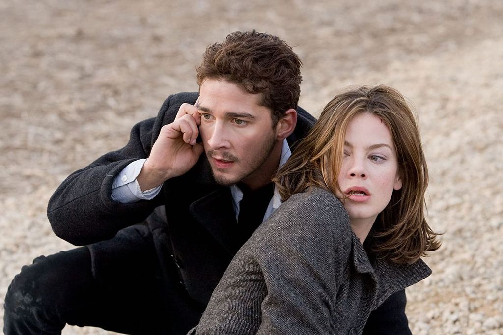 Shia LaBeouf dan Michelle Monaghan di film Eagle Eye (2008)