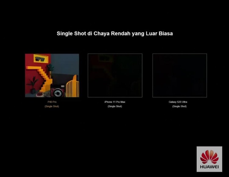 Huawei Pede Tampilkan Hasil Foto P40 Pro Plus, Bandingkan dengan iPhone Huawei baru saja meresmikan peluncuran ponsel flagship anyarnya Huawei P40 dan P40 Pro Plus. Ia pun pede menyandingkan hasil fotonya dengan iPhone dan Samsung.