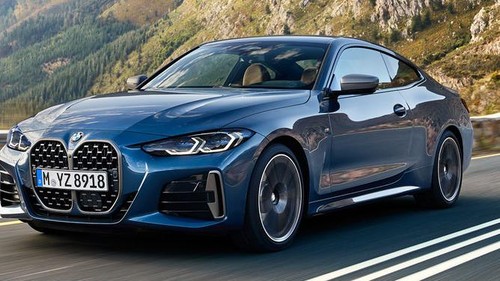 Ilustrasi mobil mewah BMW 4 series 2021