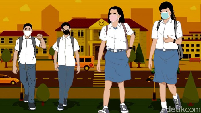Gambar Animasi Kegiatan Di Sekolah / Contoh Gambar Ilustrasi Tentang