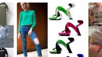 Selanjutnya ada sepatu hak tinggi dengan beragam bentuk. Bila penasaran ingin mencoba membeli dan berjalan dengan sepatu hak tinggi ini harap hati-hati ya agar tak terkilir. Istimewa/Dok. Boredpanda.