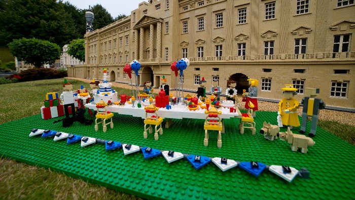 WINDSOR, ENGLAND - JULY 21:  Legoland Windsor host a 1st birthday party for Prince George of Cambridge at LEGOLAND Windsor on July 21, 2014 in Windsor, England.  (Photo by Ben A. Pruchnie/Getty Images)