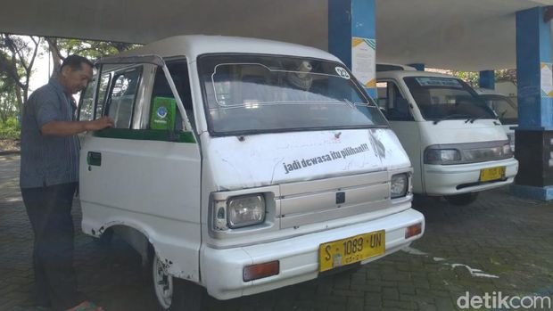 Sopir Angkutan Umum di Mojokerto, Sepi Penumpang