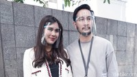 Keduanya membagi kisahnya usai memiliki bayi kembar. Pool/Palevi S/detikFoto.