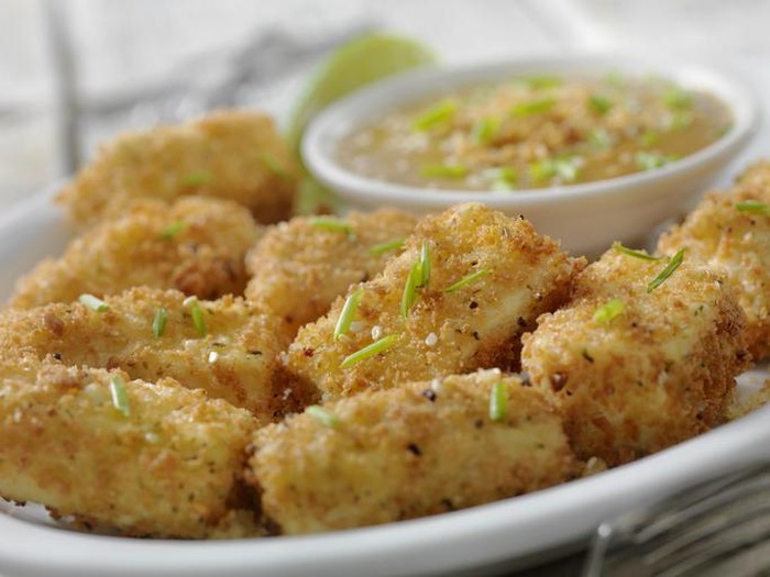 Tahu Goreng Renyah Saus Kacang Tahu Goreng Renyah Saus Kacang