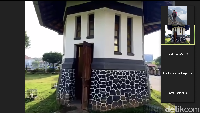 Bangunan kecil mirip pos satpam ini ternyata sumur yang memiliki kedalaman ratusan meter. Pembuatannya sudah dari tahun 1924 dan masih digunakan sumber airnya.