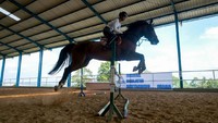 Sebagai atlet yang ingin terus meningkatkan prestasinya, semangat Aan sama sekali tak kendor meski harus tetap dan terus berlatih di masa pandemi ini. Foto: dok. Pribadi