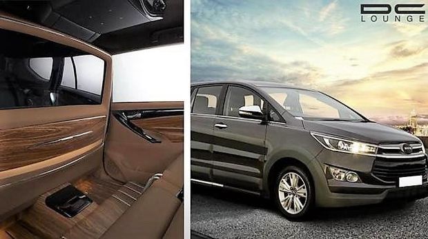 Modifikasi Toyota Innova dengan jok ala pesawat
