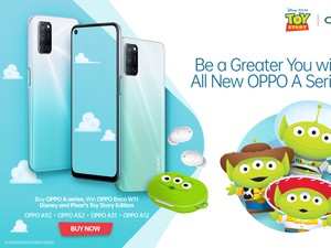 Cara Beli OPPO A Series Biar Dapat Enco W11 Edisi Pixars Toy Story
