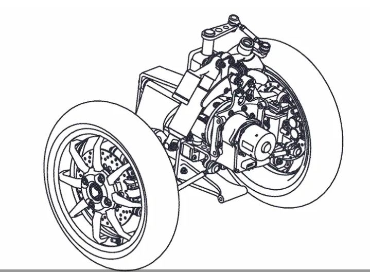 Suspensi 3 roda Yamaha