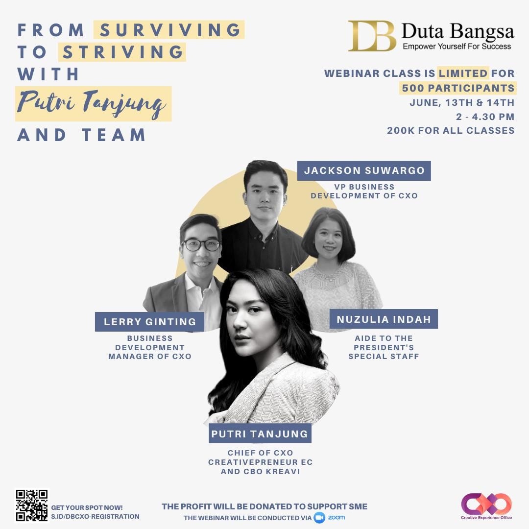 Webinar Putri Tanjung & Team