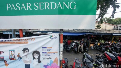 14 Pedagang Positif Corona, Pasar Serdang Kemayoran Masih Buka