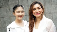 Selain itu Baby juga tak mau membocorkan identitas ayah dari Zahra. Pool/Palevi S/detikFoto.