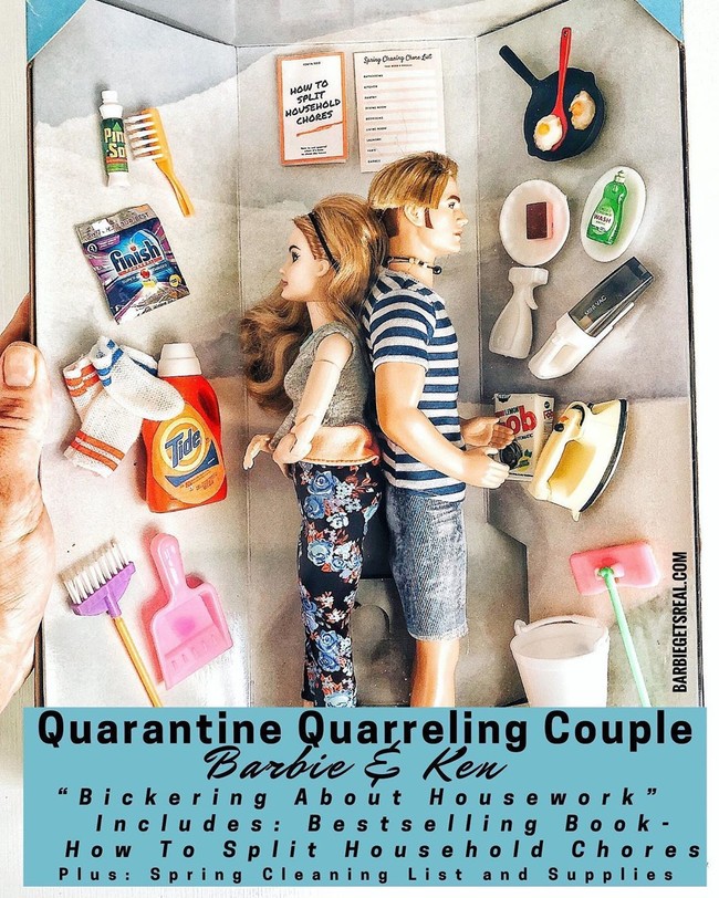 Salah satu yang paling realistis adalah pasangan yang berterngkar karena terlalu banyak menghabiskan waktu bersama selama pandemi Corona. Foto: Instagram @grandmagetsreal