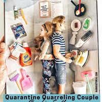 Salah satu yang paling realistis adalah pasangan yang berterngkar karena terlalu banyak menghabiskan waktu bersama selama pandemi Corona. Foto: Instagram @grandmagetsreal