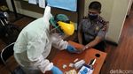 Polisi di Bandung Jalani Rapid Test