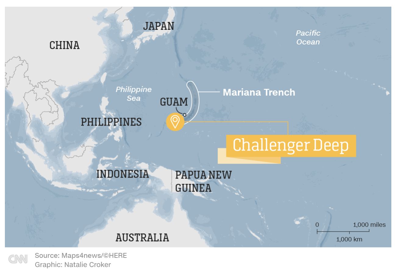 Challenger Deep, titik terdalam Palung Mariana