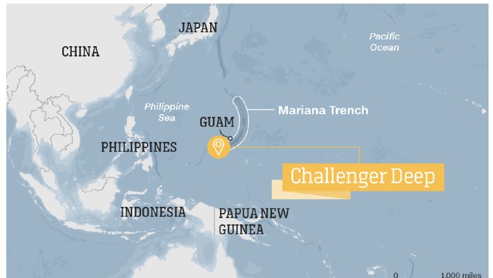 Challenger Deep, titik terdalam Palung Mariana