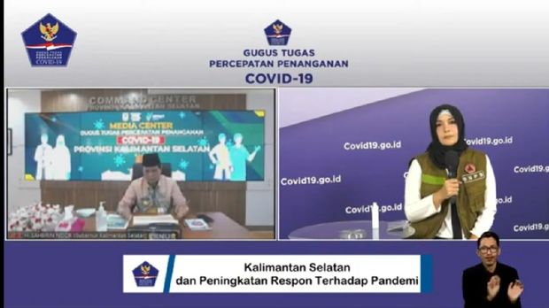 Gubernur Kalsel Sahbirin Noor dalam diskusi BNPB