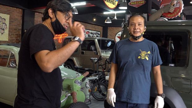 Modifikasi Vespa Andre Taulany