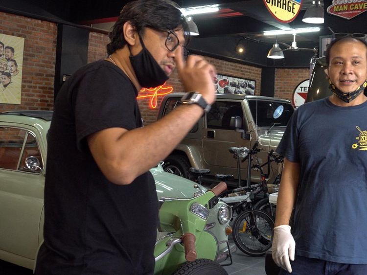 Cerita Andre Taulany Rogoh Rp 55 Juta untuk Modifikasi Vespa Klasiknya