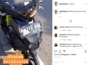 Motor Dimodif jadi Sarang Burung Dapat Hujatan Netizen