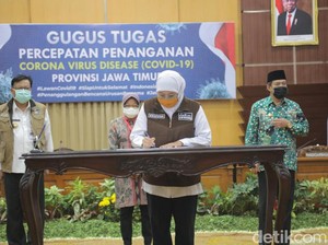 3 Kepala Daerah di Surabaya Raya Komitmen Menuju Masa Transisi New Normal