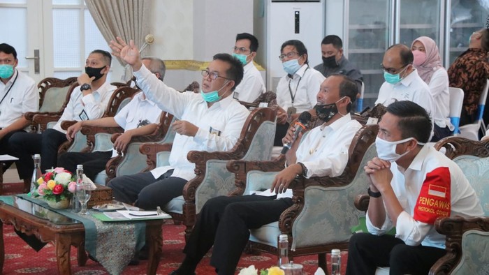 Pertemuan Pemkor Palembang dengan Kementerian PUPR (Raja Adil-detikcom)
