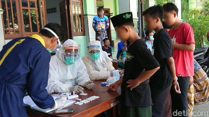 Santri Luar kota Wajib Jalani Rapid Test