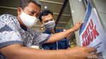 Siap Dibuka, Blok A Pasar Tanah Abang Dijaga TNI-Polri