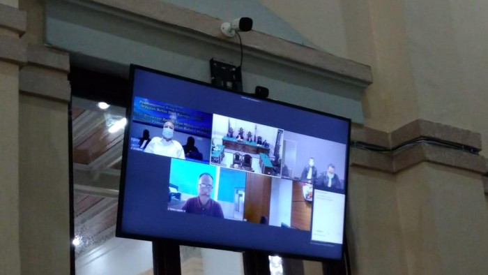 Sidang vonis Dzulmi Eldin (Datuk Haris-detikcom)