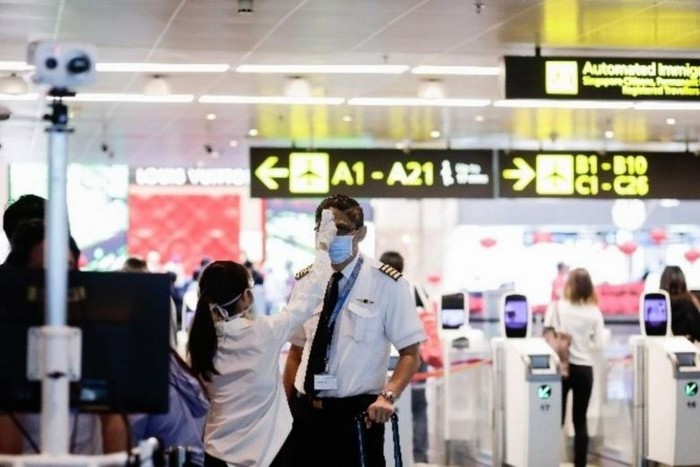 Transit area di Bandara Changi