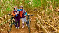 Ada pula trek sepeda gunung yang dibangun oleh Pemerintah Kota Bandung. (Wisma Putra/detikcom)