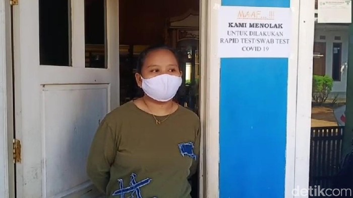 warga garut tolak swab test
