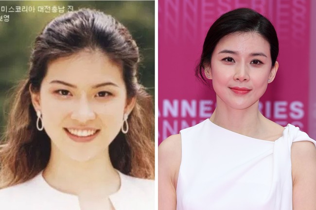 Lee Bo YoungPenampilan Lee Bo Young ketika mengikuti Miss Korea Daejeon Chungnam ini memang bikin pangling. Istri dari akting Jisung tersebut dikenal dengan perannya dalam drama I Can Hear Your Voice bersama Lee Jung Suk.Foto: Internet/Getty Images