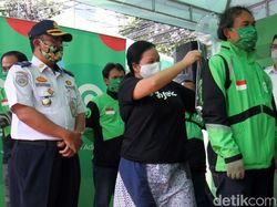 Begini Sekat Pelindung untuk Ojol