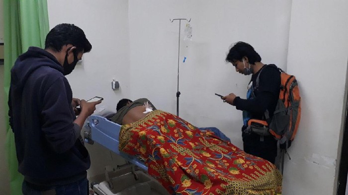 Brigadir BP (38) yang dipanah kelompok bermotor di Makassar. (Foto: Dok Istimewa)