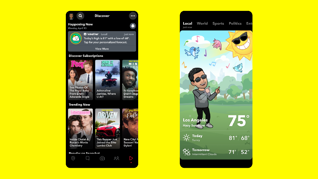 fitur baru snapchat
