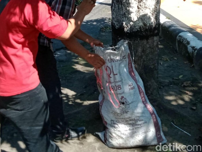Ini Karung Misterius yang Bikin Geger Warga Klaten Sebuah karung berbahan plastik bikin geger warga di Klaten. Karung itu menarik perhatian karena dikerumuni lalat dan belatung.